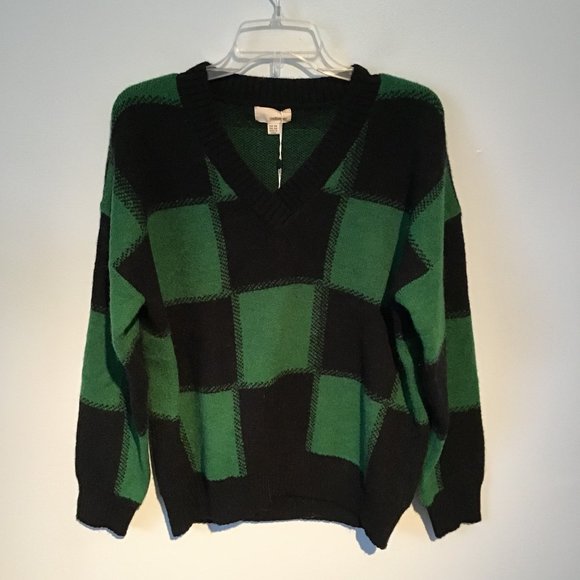 The Korner Grace Sweater in Green and Black NWT Size S - Picture 7 of 13